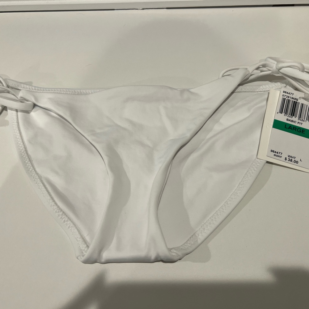 Becca White Bikini Bottom